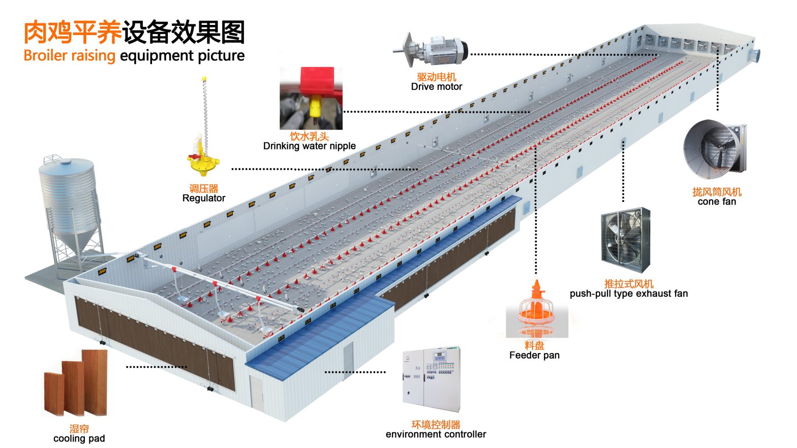 Automatic deep litter system